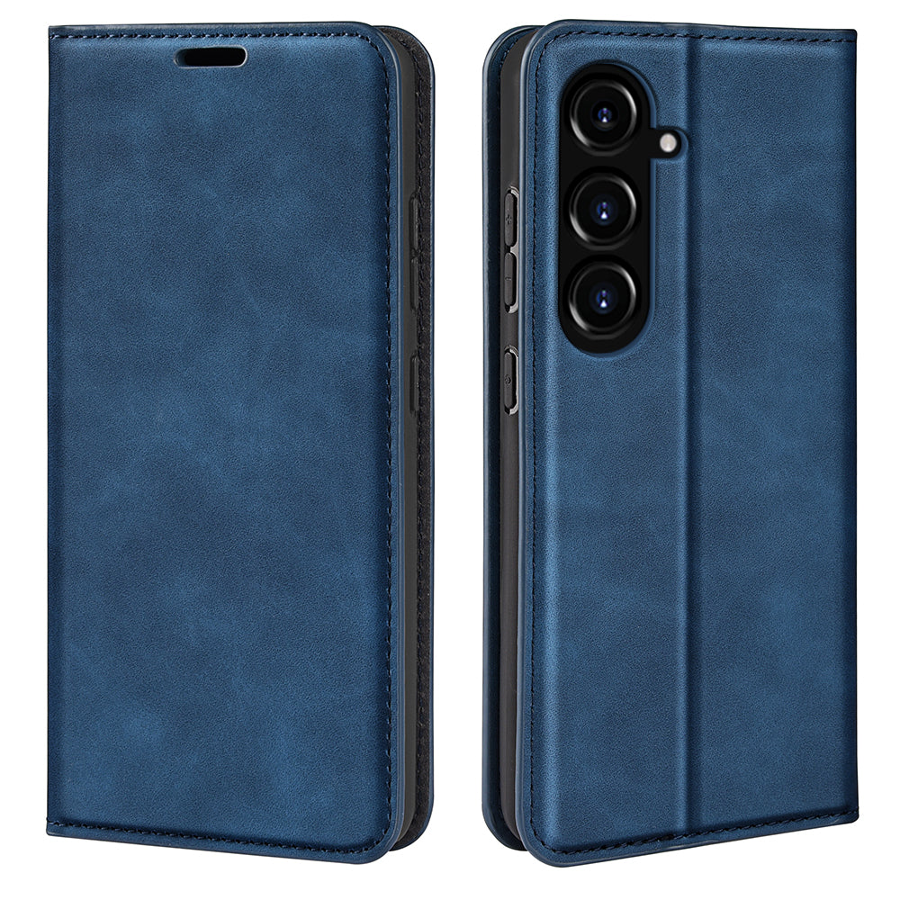 For Samsung Galaxy S23 FE PU Leather Stand Cover Skin-touch Smartphone Wallet Case For Samsung Galaxy S23 FE PU Leather Stand Cover Skin-touch Smartphone Wallet Case